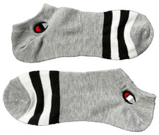Champion, No Show Athletic Socks, Single Pair, Gray,  Mens Size 6-12