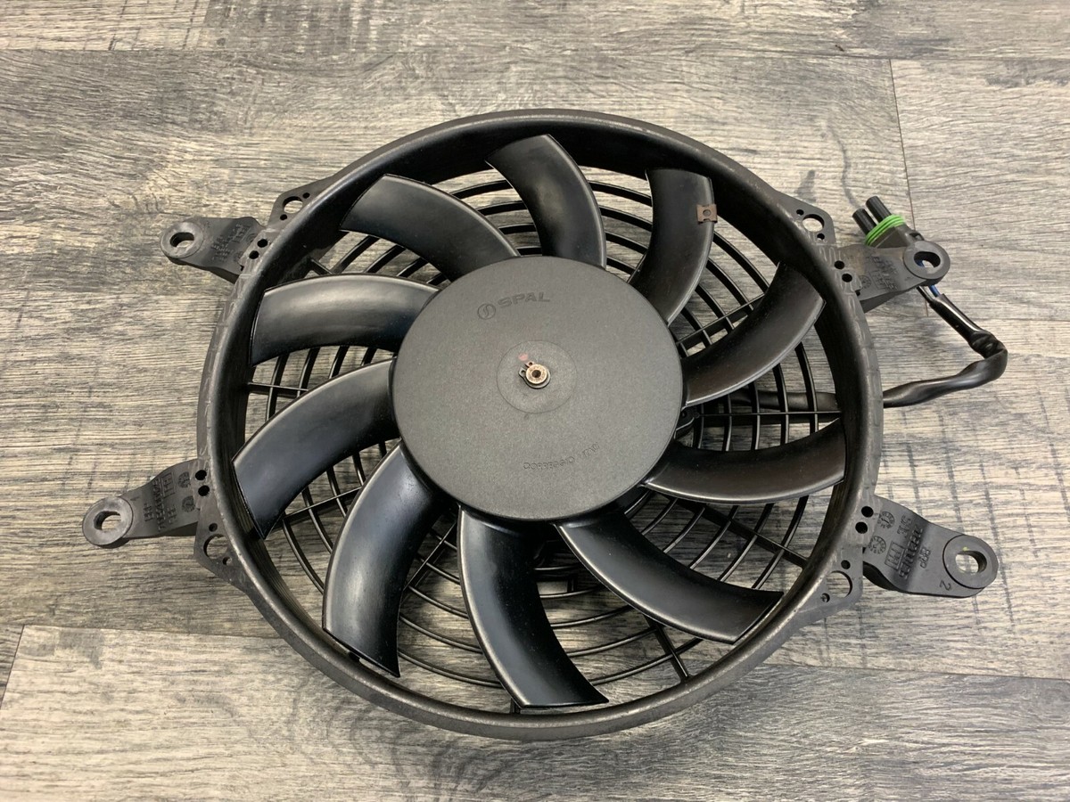 Caltric Radiator Cooling Fan Motor Replacement For Can-Am ATV/UTV - Fits 709200124 & 709200125
