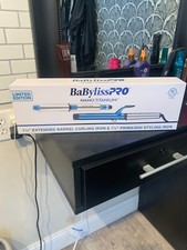 BABYLISS PRO NANO TITANIUM 1- 1/4 barrel curling iron  flat iron not included 