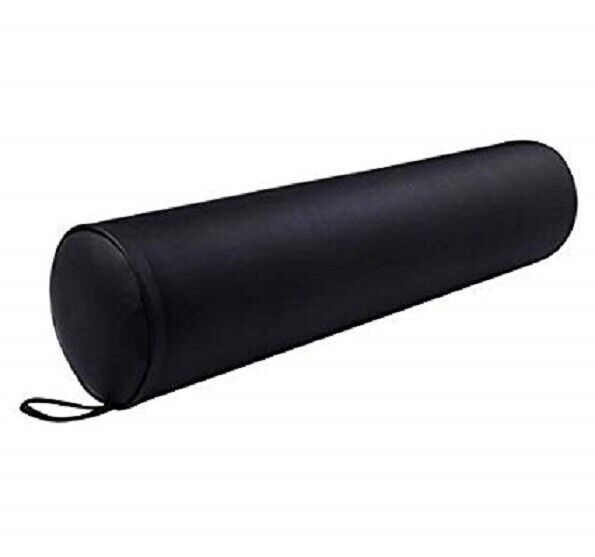 Bolster Funda de cuero Yoga Cojín Almohada Rollo Cuello Estuche suave...