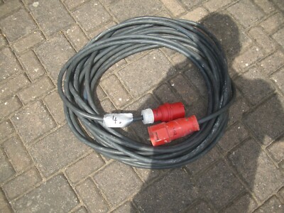 CEE Verlängerungskabel 32A 5x6mm² Starkstrom-Kabel  H07RN, Würth, CEKON #4