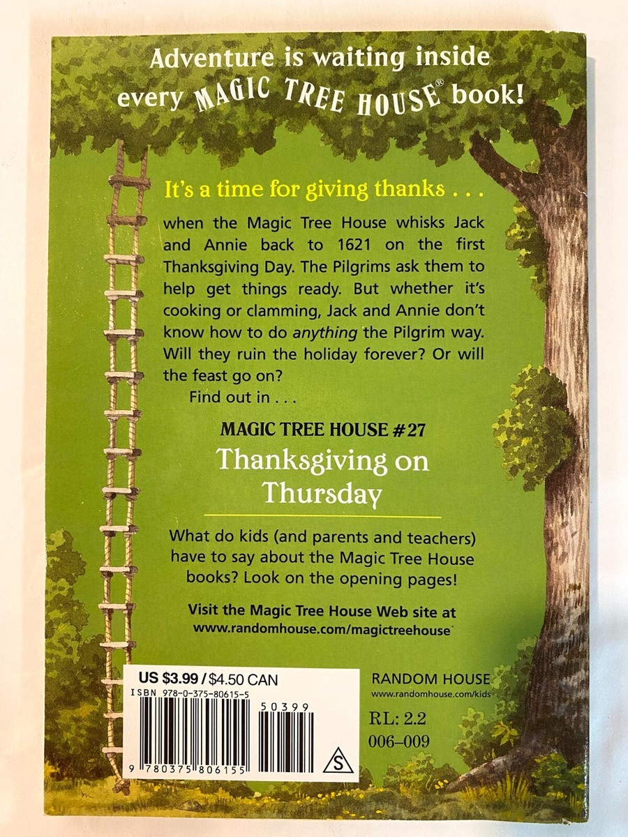 Magic Tree House #27: Thanksgiving on Thursday by Mary Pope
