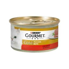 Gourmet Gold Gatto Mousse con Manzo, 85gr