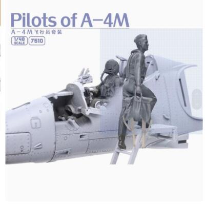 MAGIC FACTORY 7510 1/48 Pilots Of A-4M  Plastic Model Kit
