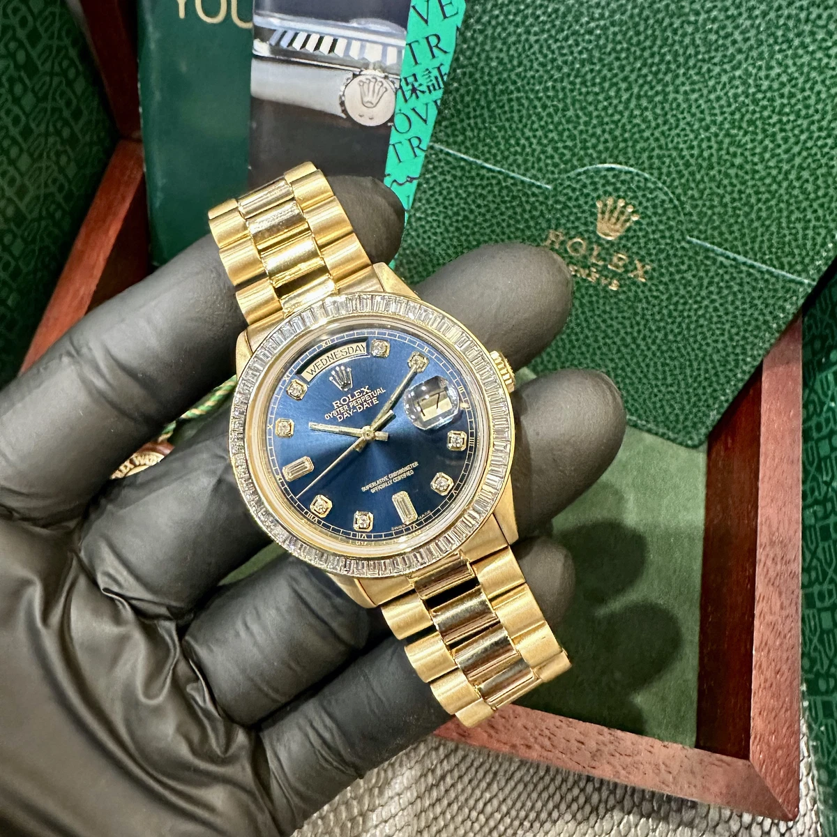 Mens 18k rolex Clearance