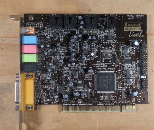 Tarjeta de sonido de escritorio Creative Labs Sound Blaster SB0240 Audigy 2 PCI sonido retro  - Imagen 1 de 15