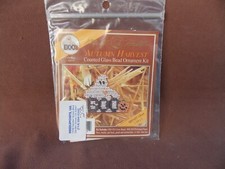Autumn Harvest MHAH5 Ghost Counted Glass Bead Ornament Kit Mill Hill 1991 NIP