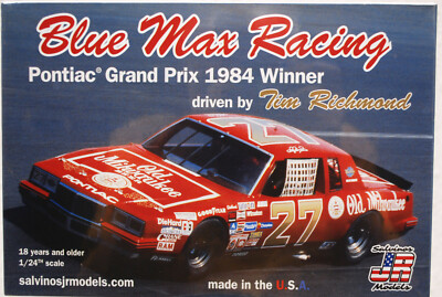 1984 Pontiac Grand Prix # 27 Tim Richmond Blue Max Racing 1:25 Salvinos JR
