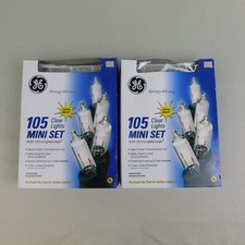 GE String-A-Long Clear Mini Christmas Light Sets 69 Total Feet 210 Lights 9581