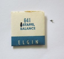 ELGIN 641 BALANCE STAFF WATCH PART NEW OLD STOCK