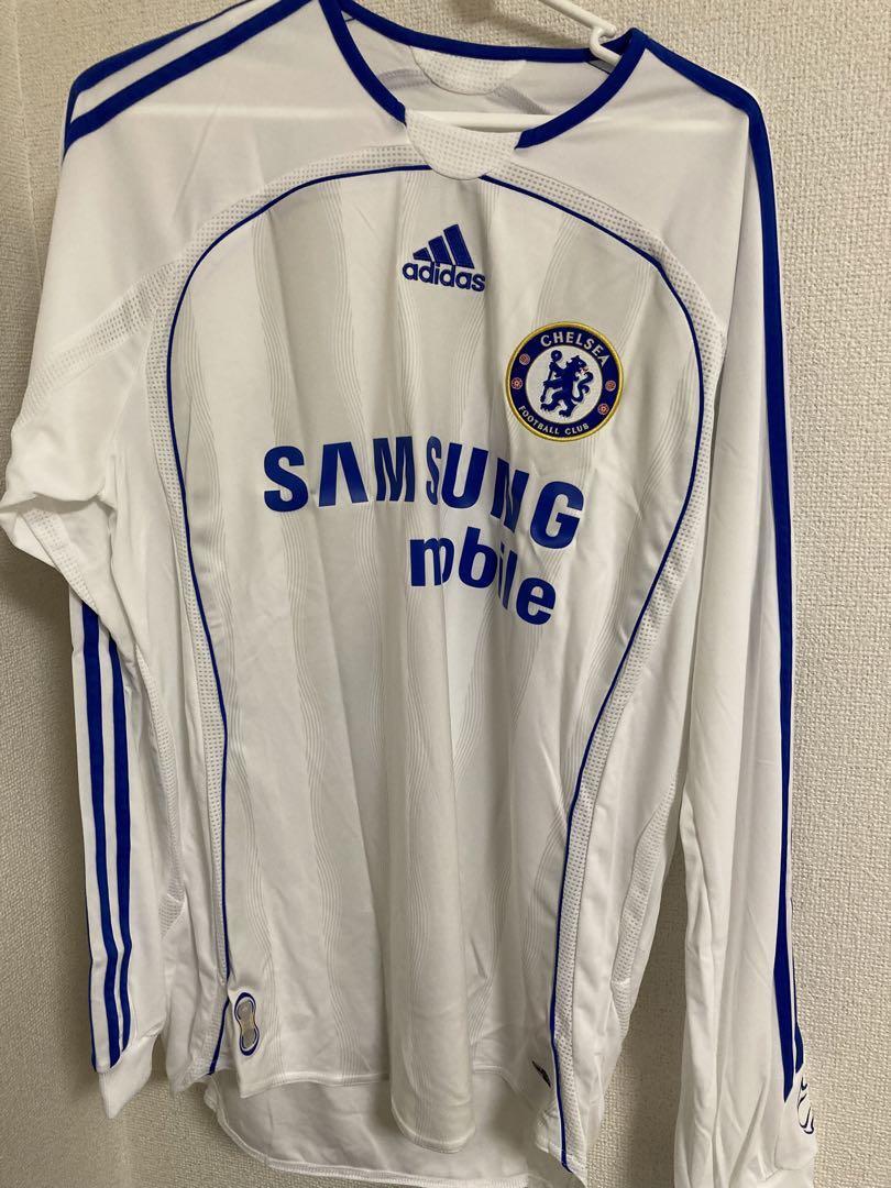2006-07 adidas CHELSEA サッカーシャツ アウェイ 長袖 Chelsea 2006 - 2007 Away football shirt jersey Adidas size