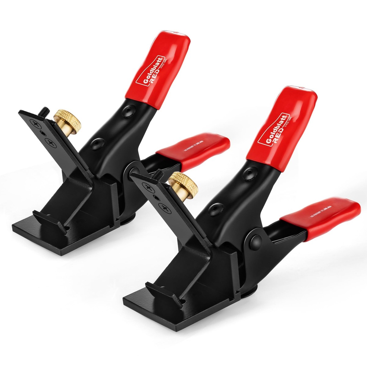 Goldblatt RED 1 Pair XL JAG Clamp Mason Line Clamp Adjustable