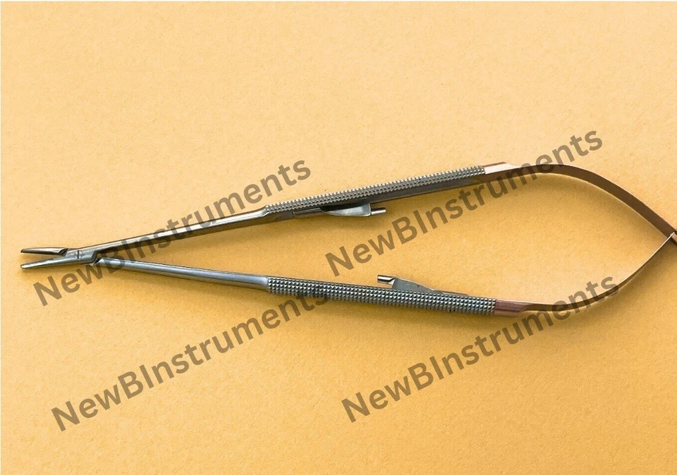 Aesculap Surgical Castroviejo Needle Holder FM388R TC Straight 7" Lot of 3x - Image 2 of 3