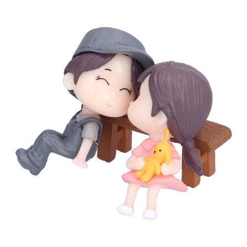 Cartoon Couple Ornaments Cute Lovers Gift Fairy Ornament Bedroom Decoration - Picture 5 of 12