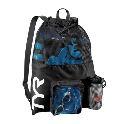 Unisex Big Mesh Mummy Rucksack Tasche Schwarz Einheitsgröße