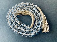Faceted Decorative Garland with Jute Tassels  Crystal Bead Garland  Home Decor