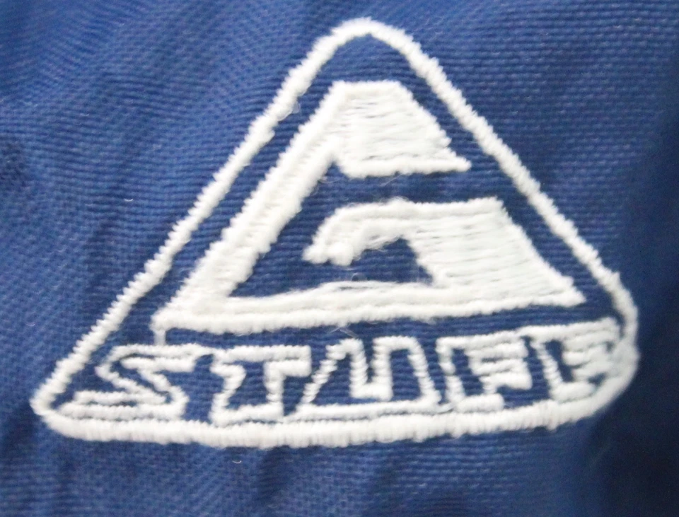 Vintage 1980s Auburn Tigers Genuine Stuff V-Neck Pullover Jacket Navy Blue Large - Image 4 of 4