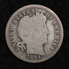 1894 Silver Barber Dime GOOD FREE SHIPPING