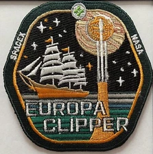 AUTHENTIC - JPL SPACEX NASA EUROPA CLIPPER MISSION PATCH- 3.5" Diameter