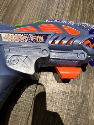 RARE Vintage Nerf Max Force 2112 Razor Fin 1996 Hasbro Mega Dart