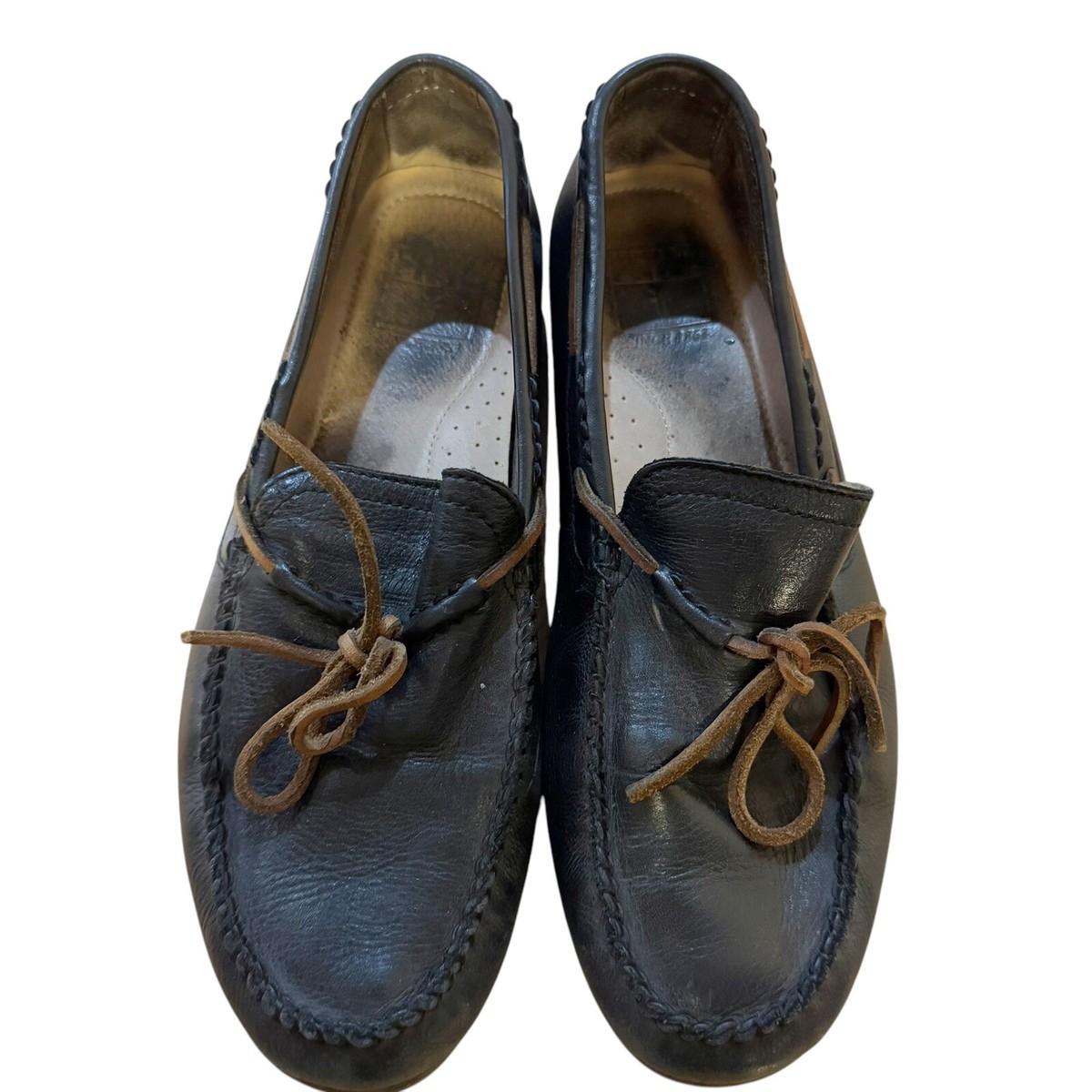 Frye Lewis Tie Leather Loafers Driving Shoes Size 11 Frye Lewis Tie Leather Loafers Driving Shoes Size 9 main image 2