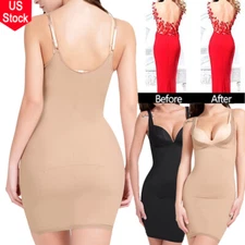 Women's Compression Shapewear Slimming Bodysuit Slip Underdress Full Body Shaper