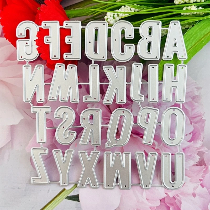 Letter Number Metal Die Cuts Embossing Template Stencil Scrapbooking for Card - Image 4 of 4