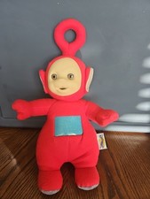 Playskool Hasbro Teletubbies Po Plush Interactive Red 15" Talking Works 1998