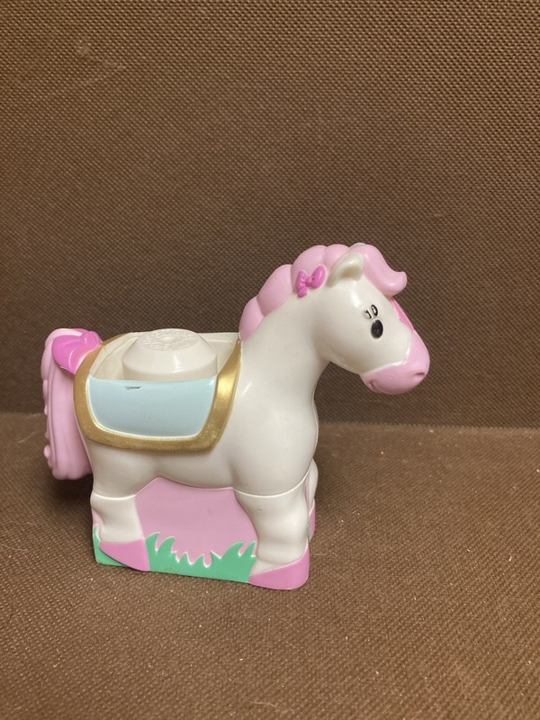 Mega Blok Block Buddies Replacement Disney Princess Cinderella Figure HORSE ONLY