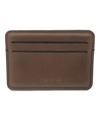 Nomad                    Card Wallet Proudly Carbon Neutral brown