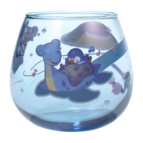 Pokemon Center Original 2021 Christmas in the Sea Swaying Glass cup