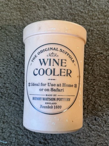 The Original Suffolk Wine Cooler Terracotta Henry Watson Pottery 7" Tall