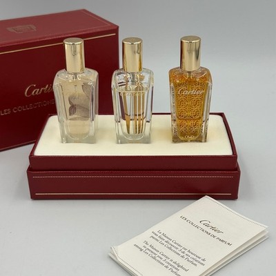 Cartier Perfume Gift Set Pur Magnolia, L'Heure Brillante, Oud and Ambre 3×15 mL
