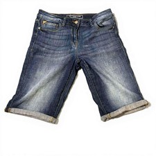Women’s Next The Vintage Short Blue Denim Long Bermuda Shorts Size UK 10