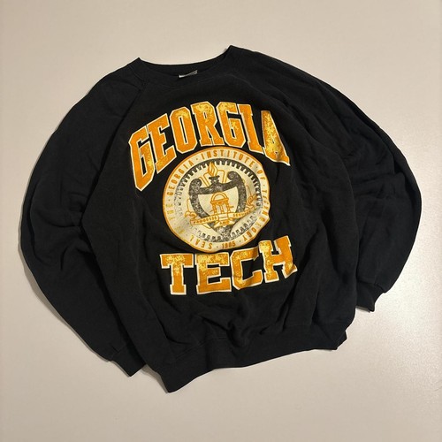 90s Georgia Tech College Vintage Crewneck Sweatshirt Retro Style