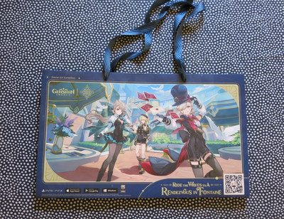 Genshin Impact Ride the Waves to a Rendezvous in Fontaine paper bag