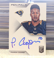 Pharoh Cooper 2016 Panini Donruss Elite Rookie Pen Pals Autograph PP-PC RAMS