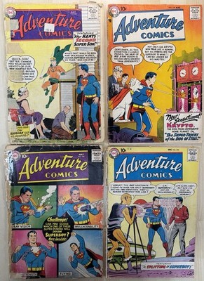 Lot 4x 10¢ Adventure Comics #239 248 255 260 Keys 1st Silver Age Aquaman DC 1957