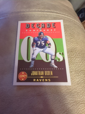 2023 Panini Legacy Decade of Dominance Jonathan Ogden #DOD-13 Baltimore Ravens