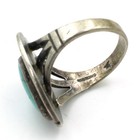 Southwest Signed Sterling Silver Turquoise Size 4.5-9.25 Rings Lot of 5 #S5343-3 — photo 5