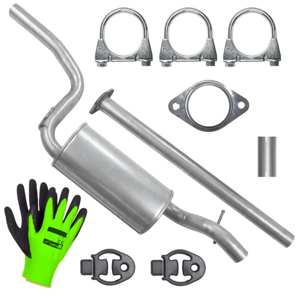 Auspuff MittelschaldäMpfer Mitteltopf FüR Volvo V50 1 Kombi 1.6 D (2004-03/2012)-image
