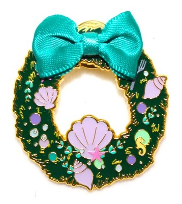 Loungefly Disney Princess Wreath 3D Bow Pin Blind Box - Little Mermaid Ariel