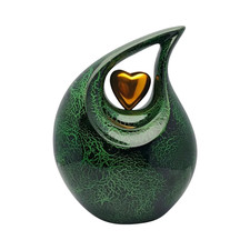 Handcrafted Teardrop Cremation Memorial 10'' Urn for Ashes for Loved Ones