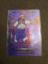 2024-25 Obsidian Jordan Clarkson Electric Etch Purple Flood 28/75 Jazz