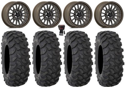 Valor V14 15'' Wheels Root Beer 35'' XTR370 Tires UForce U10 Pro / U10 XL Pro