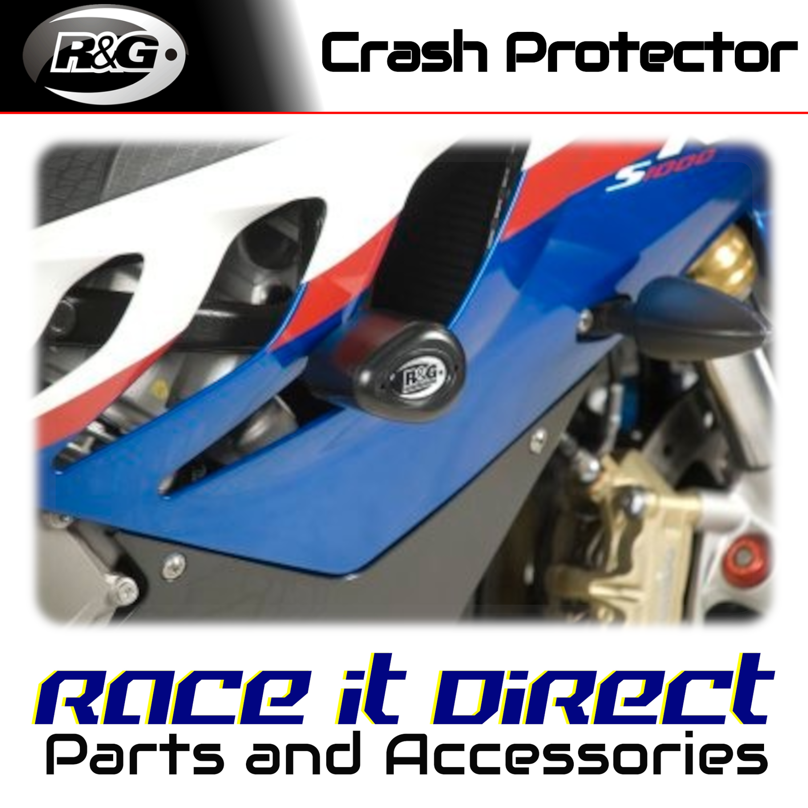 Crash Protectors for BMW S1000RR 2010-2011 Aero R&G