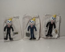 JACK IN THE BOX POSABLE JACK BENDABLE 1995 TOYS SET OF 3 BRAND NEW SEALED