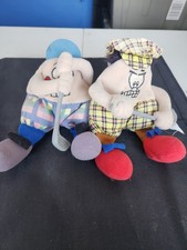 Vintage 1998 Silly Slammers Sports golf-themed bean bag plush toys