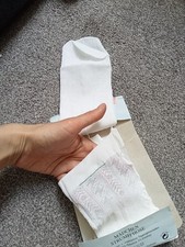 Mädchen Kinder Strumpfhosen Feinstrumpfhose 110/116 20den Weiß  Muster