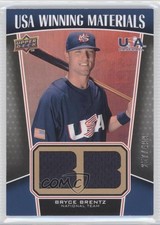 2009 Upper Deck Signature Stars USA Winning Materials 257/499 Bryce Brentz 0a1